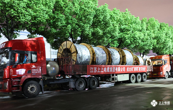 風雨同舟，星夜馳援 ——上上電纜電力物資緊急運往海南